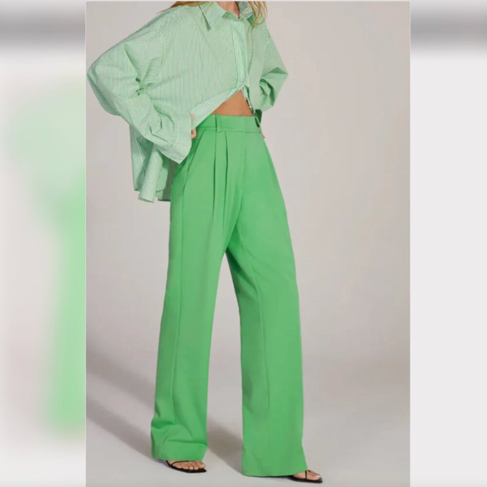 Favorite Daughter Favorite Trouser in Green House BNWT